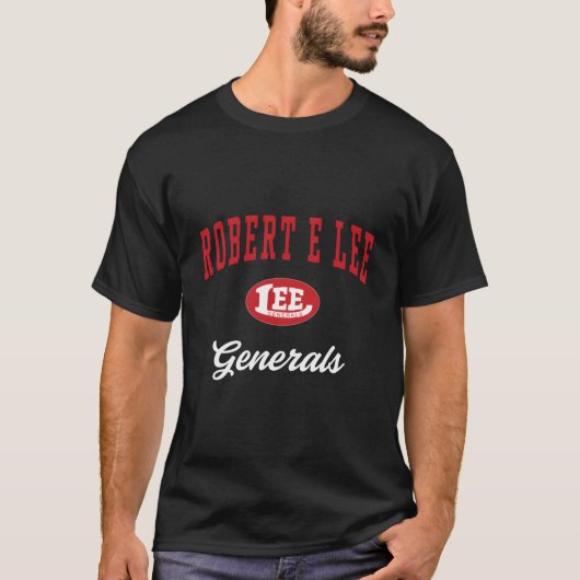 Robert E Lee High School Generals C3 T-shirt (Voorkant)