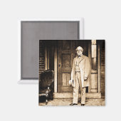 Robert E. Lee -  Mathew Brady Magneet (Voorkant / Achterkant)