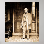Robert E. Lee  Mathew Brady Poster (Voorkant)
