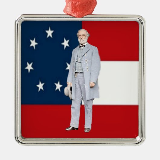 ROBERT E. LEE METALEN ORNAMENT (Voorkant)