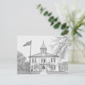 "Robert E Lee School" Parijs TN Briefkaart (Staand voorkant)