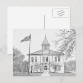 "Robert E Lee School" Parijs TN Briefkaart (Voorkant / Achterkant)