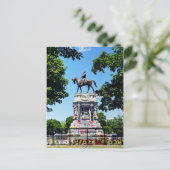 Robert E. Lee Statue Briefkaart (Staand voorkant)