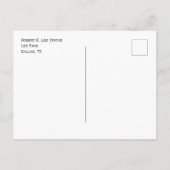 Robert E. Lee Statue, Lee Park, Dallas TX Briefkaart (Achterkant)