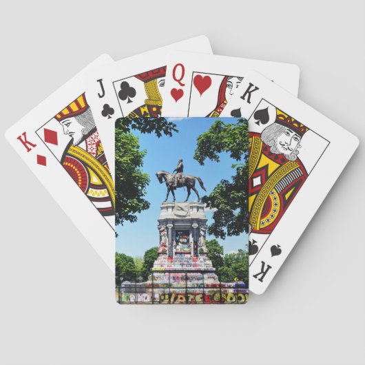 Robert E. Lee Statue Pokerkaarten (Achterkant)