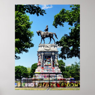 Robert E. Lee Statue Poster