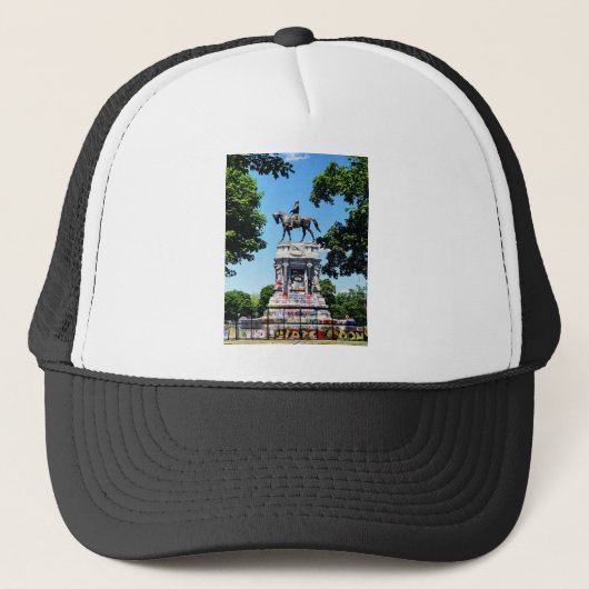 Robert E Lee Statue Trucker Pet (Voorkant)