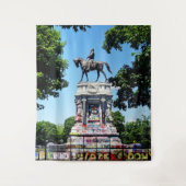 Robert E. Lee Statue Wandkleed (Voorkant)