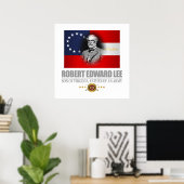 Robert E Lee (Zuid-Patriot) Poster (Thuiskantoor)