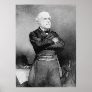 Robert Edward Lee Portrait van John Adams Elder Poster