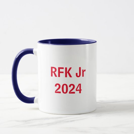 Robert F. Kennedy 2024 rood/wit/blauw Mok (Links)