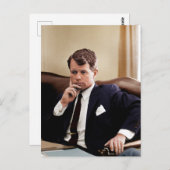 Robert F. Kennedy Briefkaart (Voorkant / Achterkant)