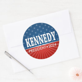 Robert F Kennedy JR 2024 - sterren strepen Ronde Sticker