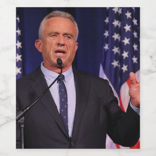 Robert F Kennedy Jr Wijn Etiket (Enkel label)