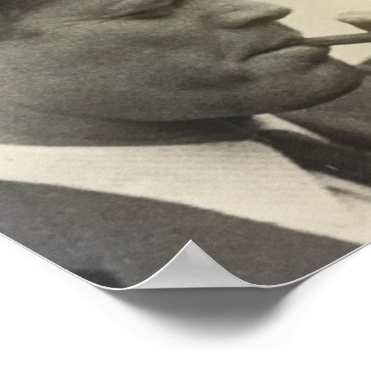 Robert F Kennedy Young Smoking Poster (Hoek)