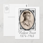 Robert Frost Briefkaart (Voorkant / Achterkant)
