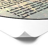 Robert Frost "De weg niet ingenomen" Poster (Hoek)