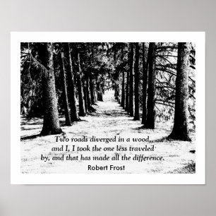 Robert Frost - Druk prijsopgave Poster