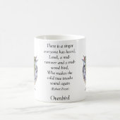 Robert Frost Ovenbird Mug de café blanc (Centre)