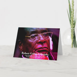 Robert G. Mugabe, President van Zimbabwe Kaart