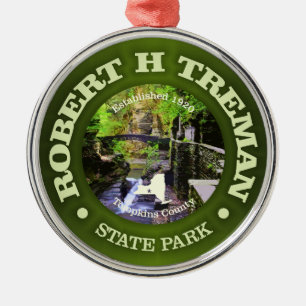 Robert H Treman SP Metalen Ornament