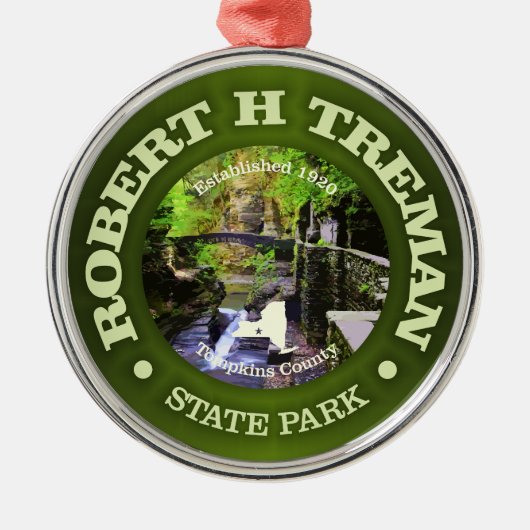 Robert H Treman SP Metalen Ornament (Voorkant)