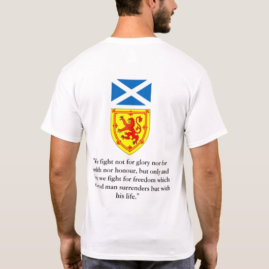 ROBERT I THE BRUCE BANNOCKBURN T-SHIRT (Achterkant)
