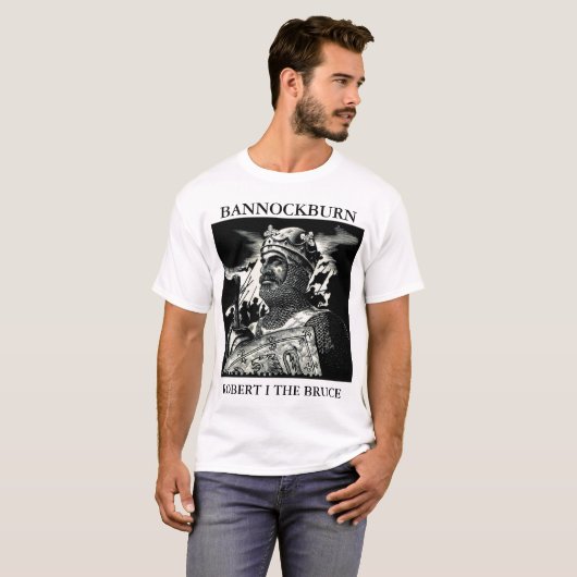 ROBERT I THE BRUCE BANNOCKBURN T-SHIRT (Voorkant volledig)