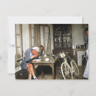 Robert Jacquinot Tour Etappe 5 neemt een pauze 192 Briefkaart