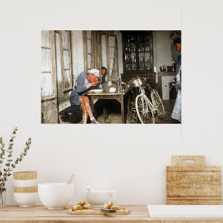 Robert Jacquinot Tour Etappe 5 neemt een pauze 192 Poster