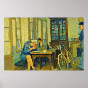Robert Jacquinot Tour Etappe 5 Pauze 1922 Poster