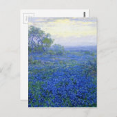 Robert Julian Onderdonk a-cloudy-day-bluebonnets Briefkaart (Voorkant / Achterkant)