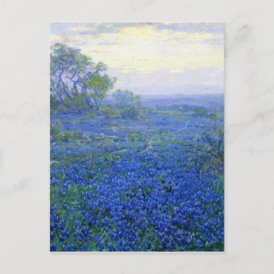 Robert Julian Onderdonk een-bewolkte-dag-bluebonne Briefkaart