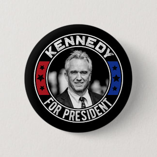Robert Kennedy, Jr. voor President 2024 Ronde Button 5,7 Cm