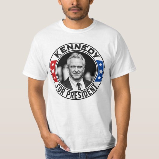 Robert Kennedy, Jr. voor President 2024 T-shirt (Voorkant)