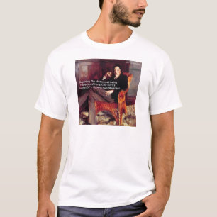 Robert Louis Stevenson & Citaat CBD is Gouden Olie T-shirt