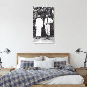 Robert Louis Stevenson en zijn vriend Canvas Afdruk (Insitu (Slaapkamer))