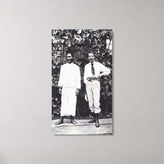 Robert Louis Stevenson en zijn vriend Canvas Afdruk (Voorkant)