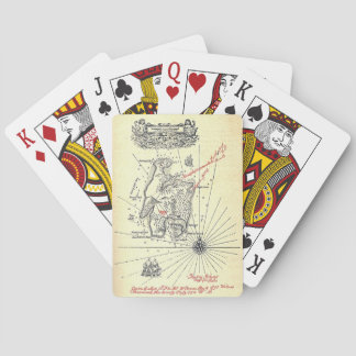 Robert Louis Stevenson's Treasure Island Map Pokerkaarten