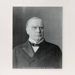 Robert McKinley 25e President van Amerika Legpuzzel