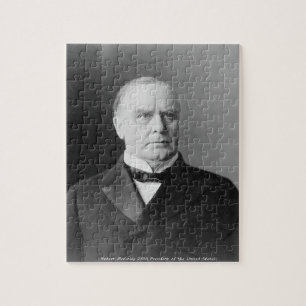 Robert McKinley 25e president van Amerika. Legpuzzel