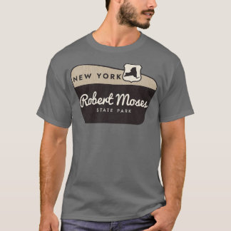Robert Moses State Park New York Welkomstbord T-shirt