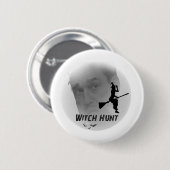 Robert Mueller-President Trump Witch Hunt Button (Voorkant /achterkant)