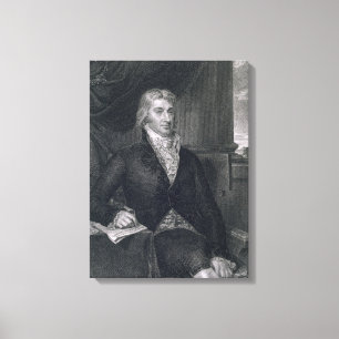 Robert R. Livingston, gegraveerd door E. Mackenzie Canvas Afdruk
