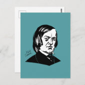 Robert Schumann Briefkaart (Voorkant / Achterkant)