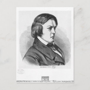 Robert Schumann Briefkaart