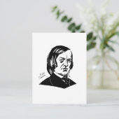 Robert Schumann Briefkaart (Staand voorkant)