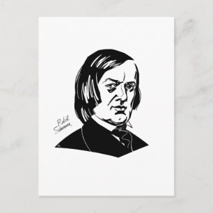 Robert Schumann Briefkaart