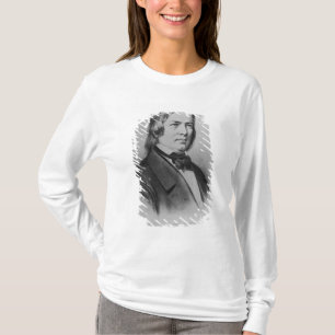 Robert Schumann gegraveerd op een foto T-shirt