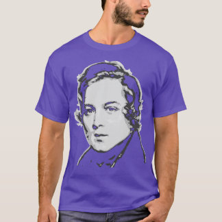 Robert Schumann Zwart-Wit T-shirt